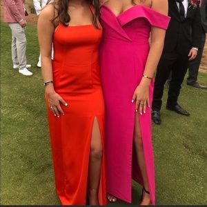 Revolve Hot pink dress NBD brand